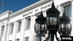 Здание министерства финансов Таджикистана.