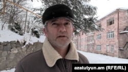 Карен из Арцаха живет в бывшем интернате в Дилижане, февраль  2025 г.