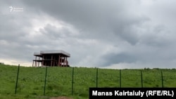 Кайрат Сатыбалдынын Үч-Коӊурагы резиденциясынын жанындагы курулуш