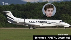 Користувався цим літаком і син дружини Медведчука Оксани Марченко – Богдан