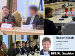 تصویری از حضور رابرت ریش در کنفرانس راست‌گرایان افراطی در سن‌پترزبورگ