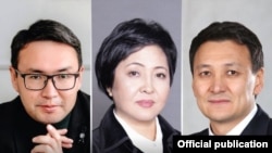 Эльдар Абакиров, Клара Сооронкулова и Аймен Касенов.
