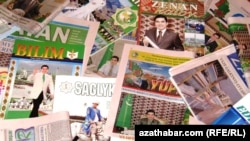 Illýustrasiýa suraty. Türkmen gazet-žurnallary