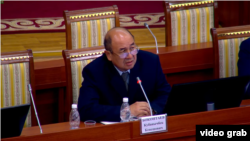 Кубанычбек Бөкөнтаев, Улуттук банктын төрагасы.