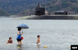 Американская атомная подводная лодка "USS Michigan"