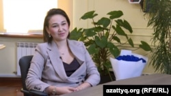 Romantic.kz гүл дүкені желісінің директоры Гүлзат Ізбасарова. 2025 жылдың шілде айы.