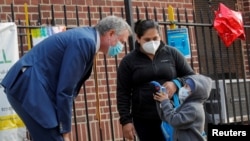 Нью-Йорктун мэри Билл де Блазио. 