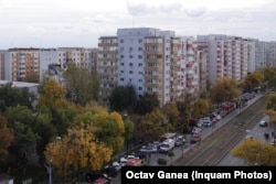 Imagine de ansamblu a zonei afectate de explozie - Calea Rahovei, București.