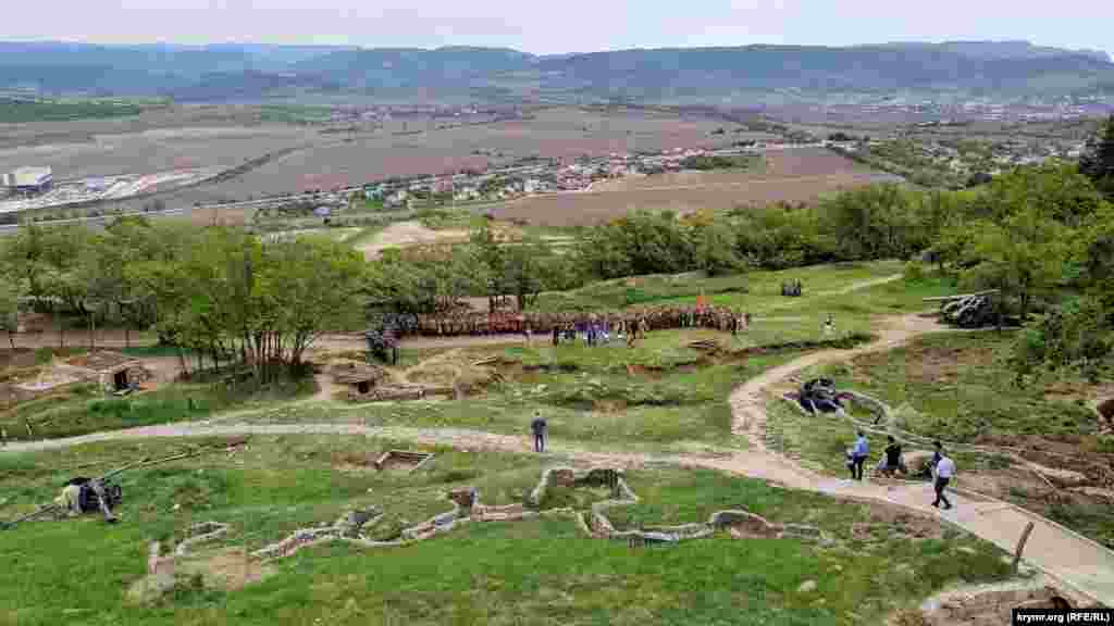 Rekonstruktsiya keçirilgen yeriniñ manzarası