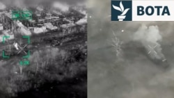 Nën sulmet e dronëve, shpëtimtarët ukrainas ikin me makinën në flakë