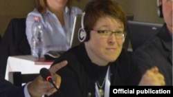 Koordinatorja rajonale e Transparency International, Cornelia Abel