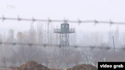 Узбекско-кыргызская граница.