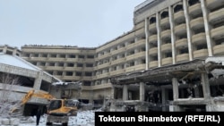 "Ысык-Көл" мейманканасынын азыркы абалы. 27-декабрь, 2021-жыл.
