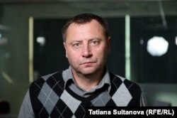 Analistul politic, Ion Tăbârță, în redacția Europei Libere de la Chișinău