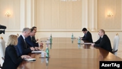 Ադրբեջանի նախագահ Իլհամ Ալիևն ընդունում է ԵՄ հատուկ ներկայացուցիչ Տոյվո Կլաարին, Բաքու, 10-ը մարտի, 2021թ․