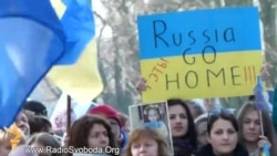 Антивоєнна маніфестація на захист України відбулася під час саміту ЄС