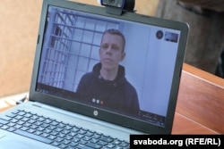 Уладз Хридзин трябваше да участва в процеса през Skype.