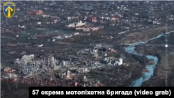 Вид з дрона на Вовчанськ Харківської області, осінь 2025 року