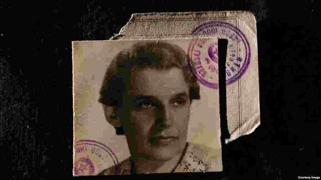 Diana Budisavljejvic's passport photo from 1945. The Austrian woman is credited with helping rescue 7,500 mostly Serbian children from wartime Croatia's death camps, part of a broader operation in which 12,000 were accommodated in convents or private homes. But her story became public only in 2003, when her granddaughter Silvija Szabo published her diaries.