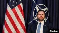 Vicepreședintele american JD Vance la un eveniment organizat la Munchen, în Germania, 14 februarie 2025.