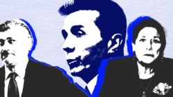 Колаж на Михаил Кавелашвили, Бидзина Иванашвили и Саломе Зурабишвили.