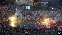 Սերբիա - Հակակառավարական բողոքի ցույցը Բելգրադում, 28-ը հունիսի, 2025թ.