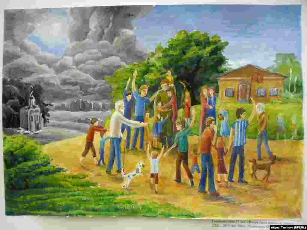 "Кечээ эле согуш болчу" - Юля Гононова, 17 жашта.&nbsp;