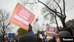 Демонстрация в поддержку Гарварда
