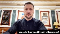 უკრაინის პრეზიდენტი ვოლოდიმირ ზელენსკი