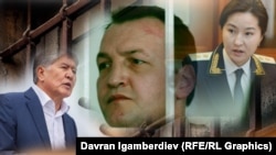 Солдон оңго карай: Алмазбек Атамбаев, Азиз Батукаев жана Индира Жолдубаева. Коллаж.