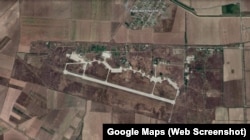 Аеродром «Кіровське» в анексованому Криму. Скріншот супутникової карти Google