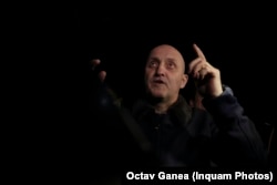 Horațiu Potra pleacă, pe 12 ianuarie 2024, de la secția 4 de Poliție din București.