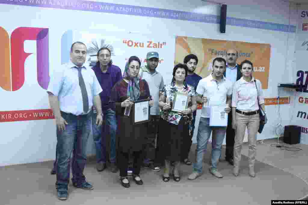 "Ədəbi Azadlıq-2012" müsabiqəsinin qalibləri, təşkilatçıları... 1 iyun 2012