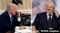 Тръмп, Лукашенко, колаж