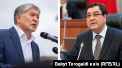 Алмазбек Атамбаев жана Шамил Атаханов.