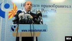 Прес на народниот правобранител Иџет Мемети.