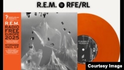 Песьня R.E.M. для Радыё Свабода на аранжавым вініле