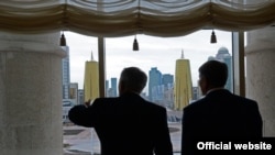 Алмазбек Атамбаев и Нурсултан Назарбаев.