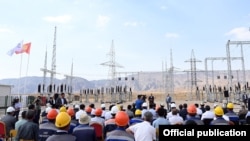 Запуск подстанции «Раззаков» в Лейлекском районе Баткенской области. 27 августа 2021 года.