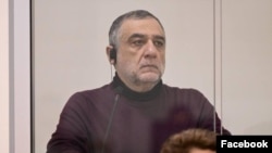 Рубен Варданян на заседании суда в Баку