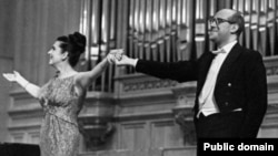 მსტისლავ როსტროპოვიჩი და გალინა ვიშნევსკაია