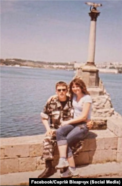 Сергій із дружиною в Криму