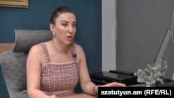 Armenia - Lawyer Siranush Sahakian speaks to RFE/RL, Yerevan, August 22, 2025. 