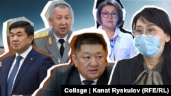 Кыргызстан. Экс-министры (коллаж).