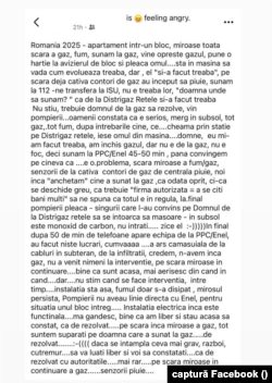 Postarea unei locatare a blocului care a explodat în cartierul Rahova.