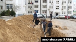 Работы по ремонту коммуникаций, Ашхабад