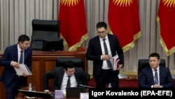 Жогорку Кеңештин имараты.