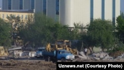 Тошкентда бузилган Олмазор маҳалласи.