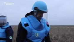 Bosnia's Demining Dogs Sniff Out Land Mines In Ukraine 