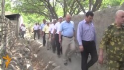 Комиссия побывала на кыргызско-таджикской границе